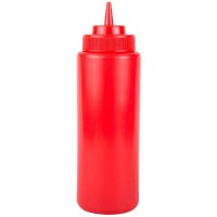 KH Plastic Squeeze Bottle Red
