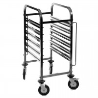 KH Gastronorm Stainless Steel Pan Carrier Single 6 Tier