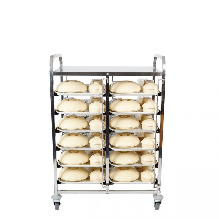 Meal Delivery Trolley Double Tier