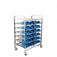 Healthcare Meal Delivery Trolley 6 Tier