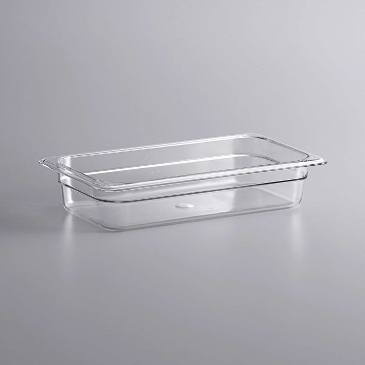 Clear 1/3 Size Food Pan