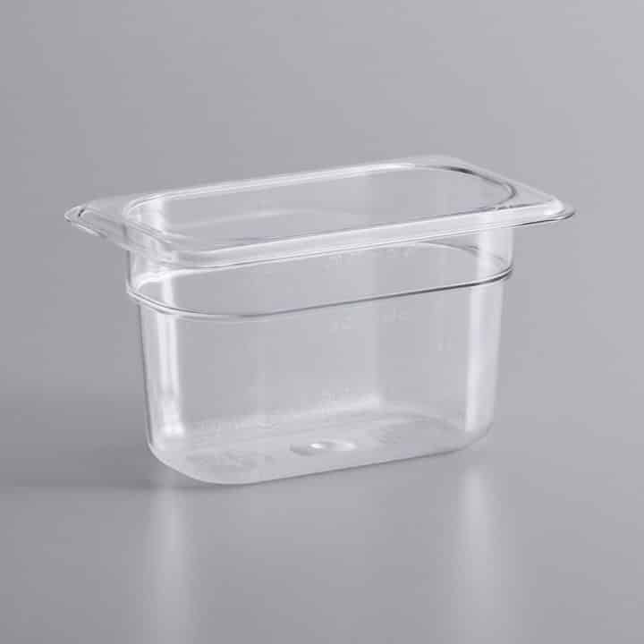 KH 1/9 Size Clear Food Pan Polycarbonate PC