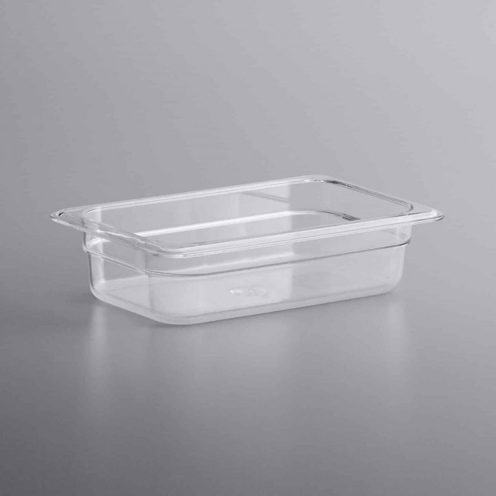 KH 1/4 Size Clear Food Pan Polycarbonate PC