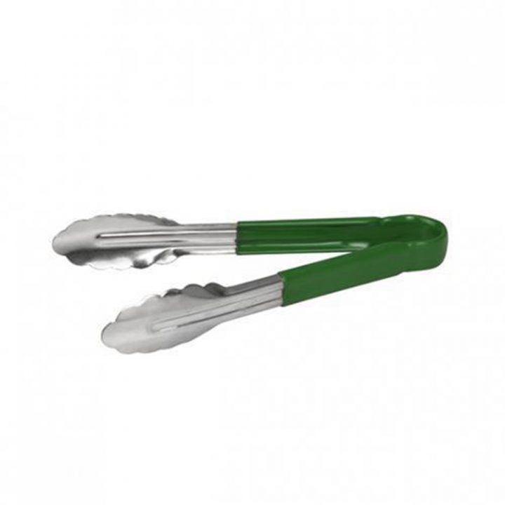 12556 - Colour Coded Tong Stainless Steel Green