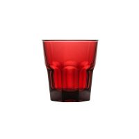 Polysafe Rocks Tumbler - 240ml - Red (Pack of 24)