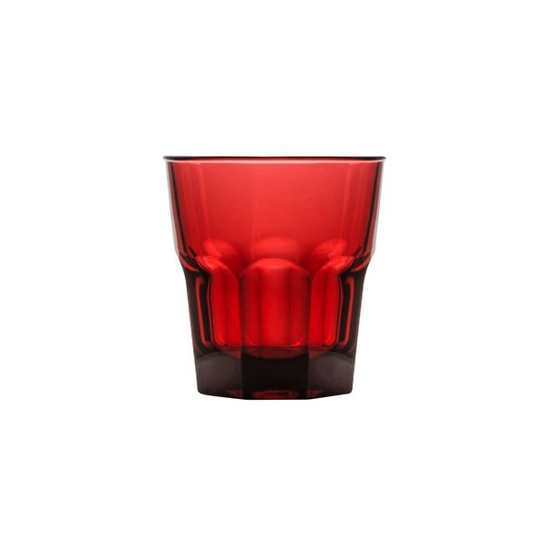 Polysafe Rocks Tumbler - 240ml - Red (Pack of 24)