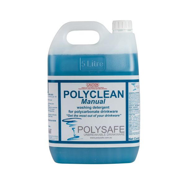 Polysafe Polyclean Manual Detergent - 5000ml