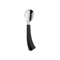 Amefa Select Dessert Spoon - To Suit Left Hand - Silver, Black