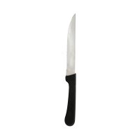 Cavalier Steak Knife Point Tip - Black Handle - 220mm (Dozen)
