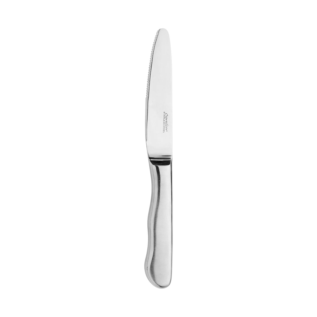 Cavalier Steak Knife - Round Tip - Silver (Dozen)