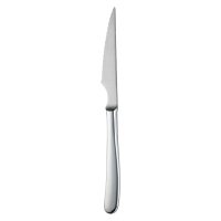 Cavalier Steak Knife - Solid Handle And Point Tip - Silver (Dozen)