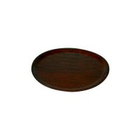 Trenton Round Tray - Mahogany - 330mm