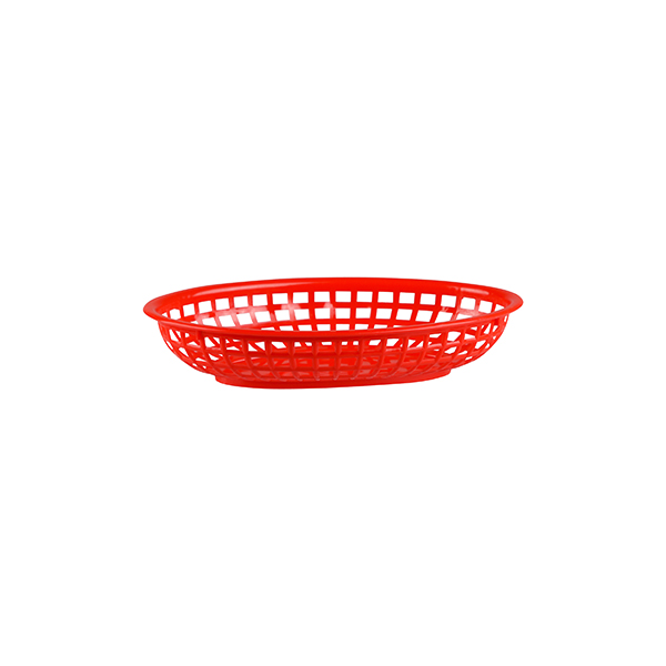 Trenton Serving Basket - Oval - 240x150mm - Red (Pack of 36)