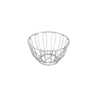 Trenton Bread Basket - Chrome - Round - 200X115mm
