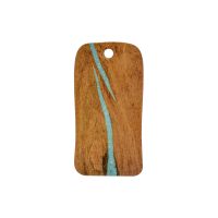 Cheforward Lapis Cherry With Turquoise Rectangular Board - 381x191mm (Pack of 6)