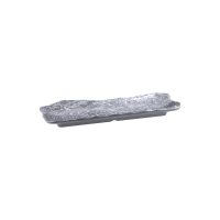 Cheforward Endure Weathered Pewter Oblong Plate - 300x125mm (Pack of 12)