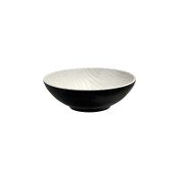 Cheforward Transform Stone Natural/Black Round Bowl - 2350ml (Pack of 6)