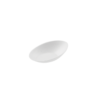 Belix Egg Shape Canape Dish - 25ml - White (20 x Pack)