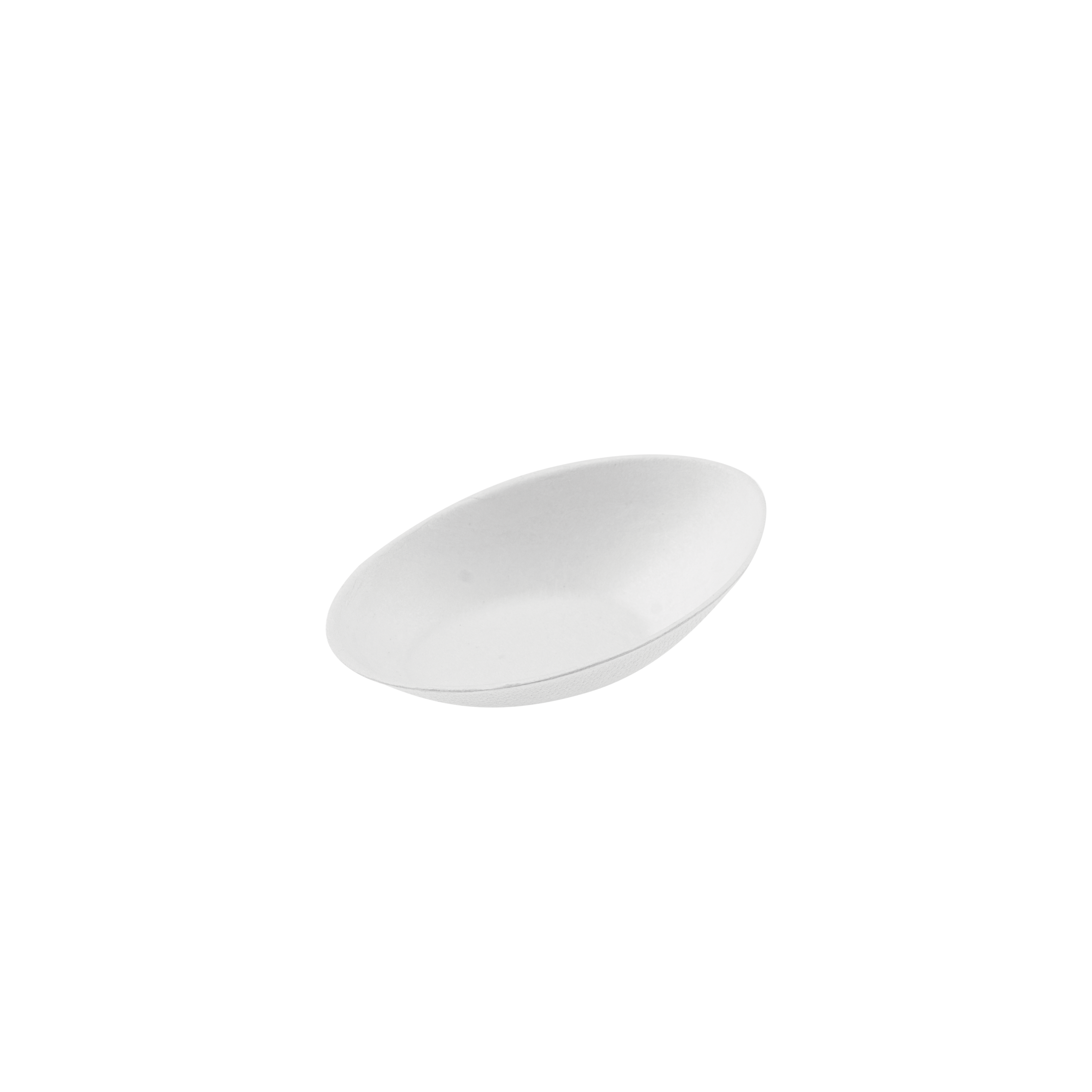 Belix Egg Shape Canape Dish - 25ml - White (20 x Pack)