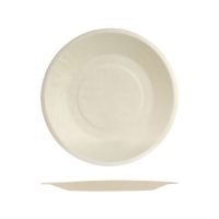 Trenton Bio Wood Round Plate - Wide Rim - 220mm (10 x Pack)