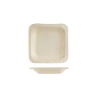 Trenton Bio Wood Square Plate - 115x115mm (10 x Pack)