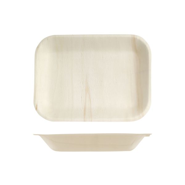Trenton Bio Wood Rectangular Bowl - 220x170mm (10 x Pack)
