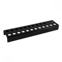 Belix Acrylic Cone Holder - Black 24 Hole - 720x160mm