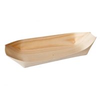 Belix Bio Wood Oval Boat - 60x45mm