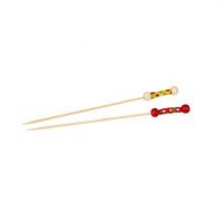 Belix Bamboo Skewer - Party Pick - 120mm (100Pcs/Pack) - Assorted Colours (12 x Pack)