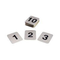 Trenton Flat Adhesive Table Numbers - Set Of 11-20 - 50x40mm