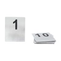 Trenton Flat Table Numbers - Set Of 71-80 - 80x100mm