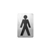 Trenton Male Symbol Wall Sign - 80x120mm