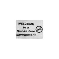 Trenton Welcome To A Smoke Free Environment Wall Sign - 120x80mm