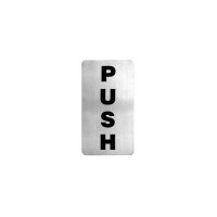 Trenton Push Wall Sign - 60x110mm