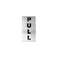 Trenton Pull Wall Sign - 60x110mm