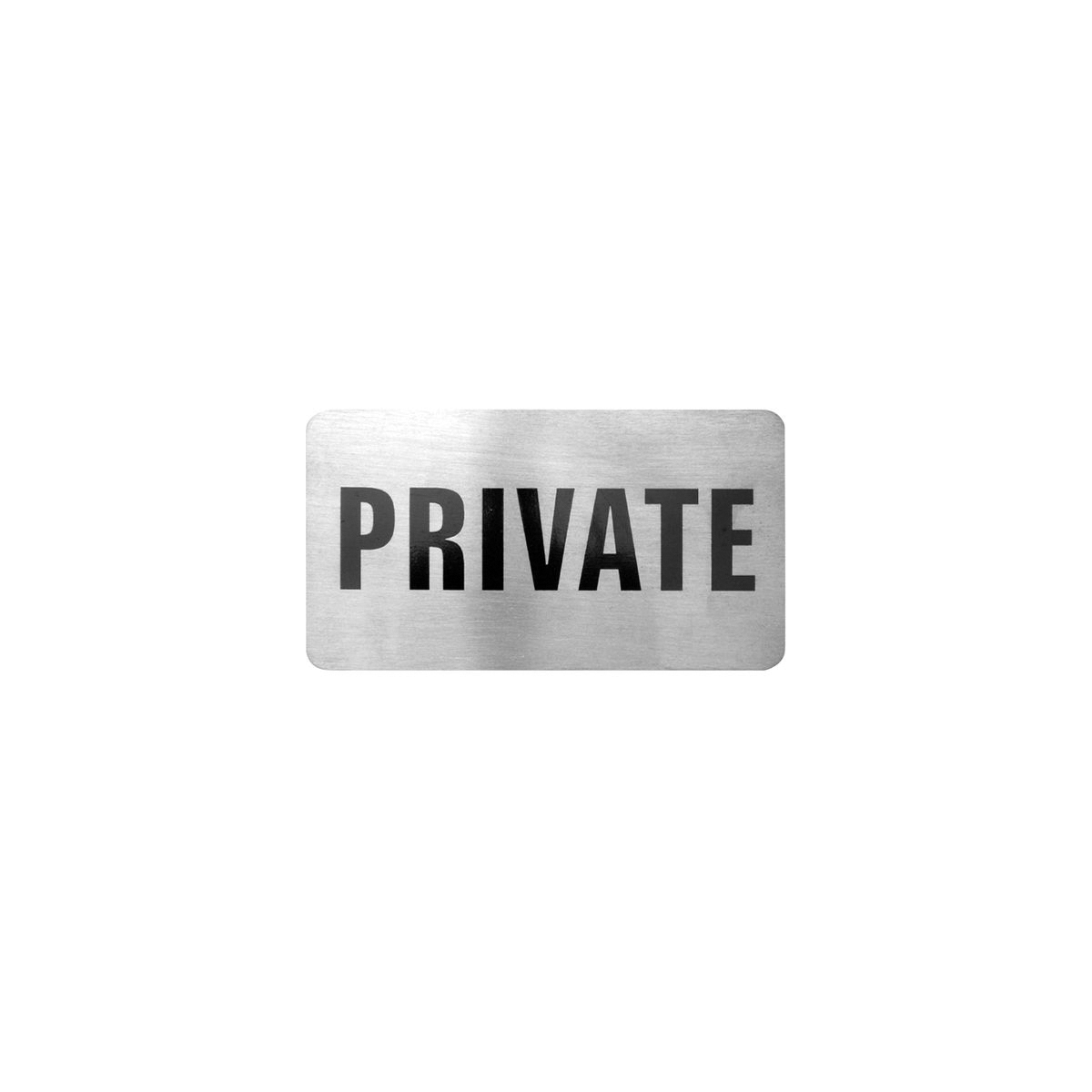 Trenton Private Wall Sign - 110x60mm