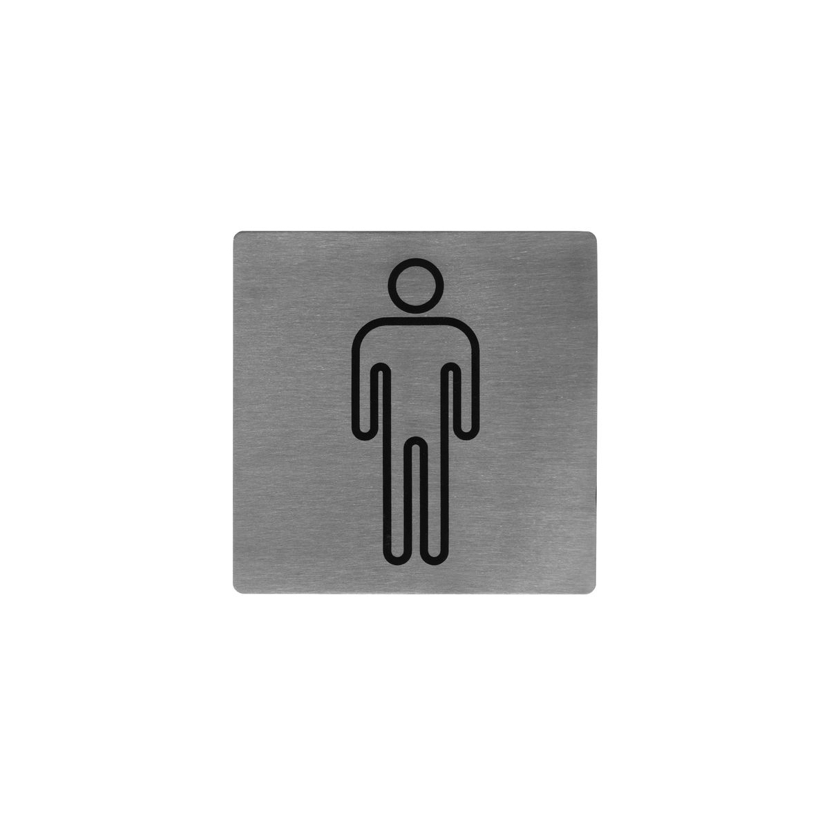 Trenton Male Symbol Wall Sign - 130x130mm