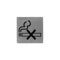 Trenton No Smoking Symbol Wall Sign - 130x130mm