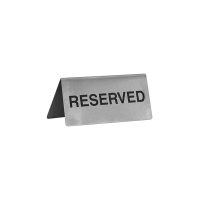 Trenton Reserved Sign - S/S - A-Frame - 100X43mm (Pack of 12)