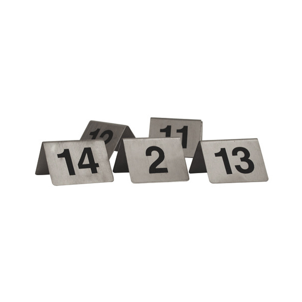 Trenton A-Frame Table Numbers - Set Of 21-30 - 50x50mm