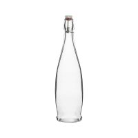 Trenton Basics Glass Water Bottle - Modern - 1000ml - Clear (Pack of 12)