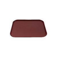 CaterRax Fast Food Tray - 450x350mm - Burgundy (Pack of 12)