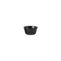 Ryner Melamine Ramekin - Fluted - 120ml - Black (Pack of 72)