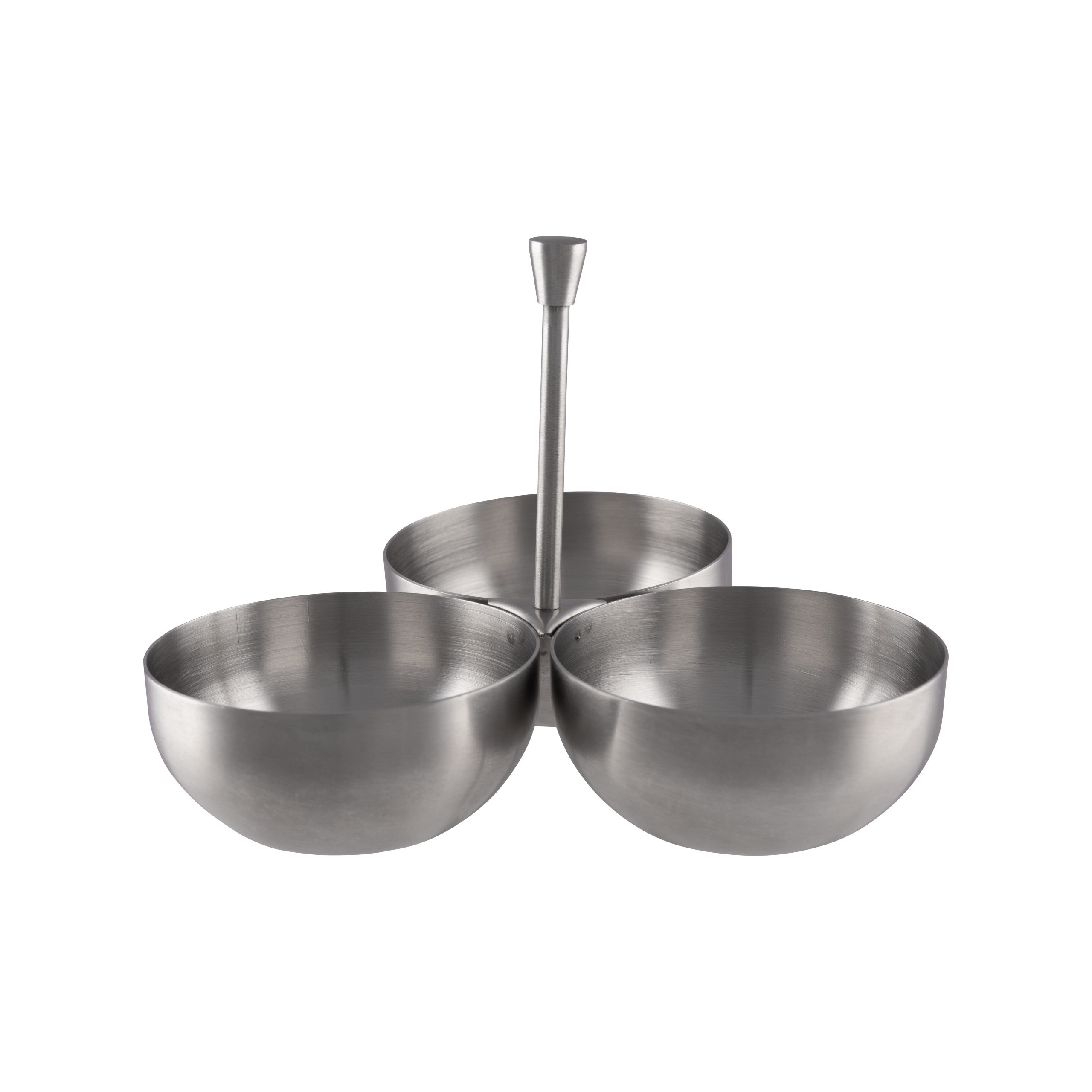 Moda Condiment Caddy 3 Comp - 180ml - Stainless Steel (Pack of 2)