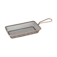 Moda Brooklyn Rectangular Service Basket - Antique Copper - 220x120mm