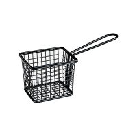 Moda Soho Rectangular Service Basket - Black - 94x78mm