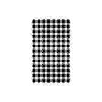 Moda Greaseproof Paper - Gingham, Black & White - 310x190mm - Black Gingham (10 x Pack)