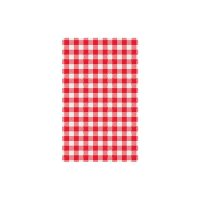 Moda Greaseproof Paper - Gingham, Red & White - 310x190mm - Red Gingham (10 x Pack)