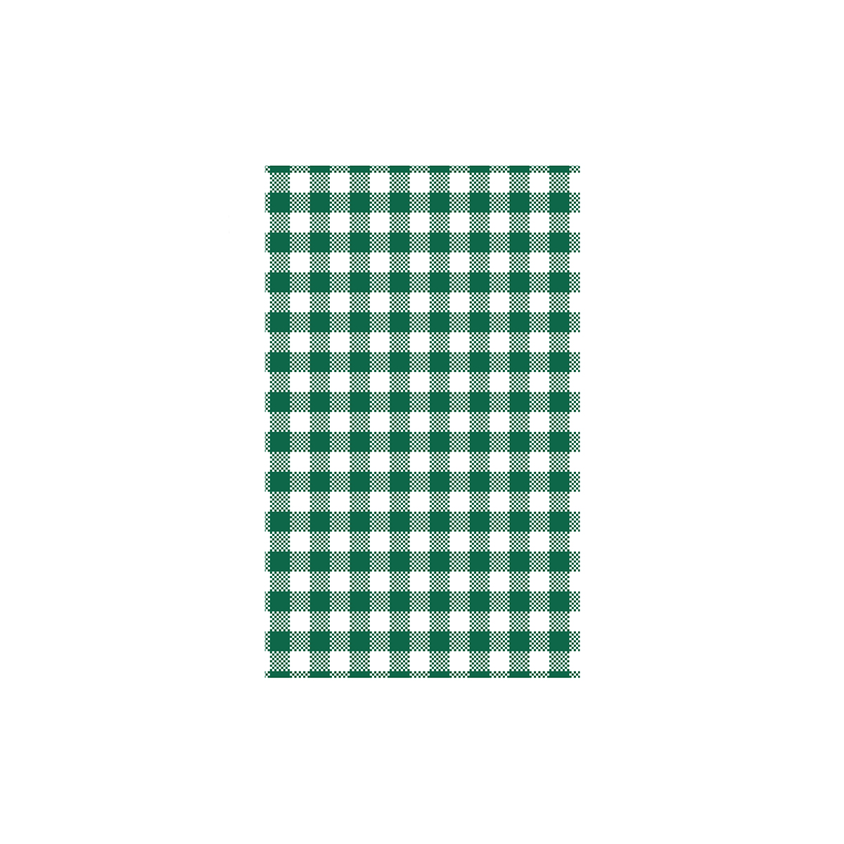 Moda Greaseproof Paper - Gingham, Green & White - 310x190mm - Green Gingham (10 x Pack)