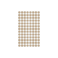 Moda Greaseproof Paper - Gingham, Coffee & White - 310x190mm - Coffee Gingham (10 x Pack)